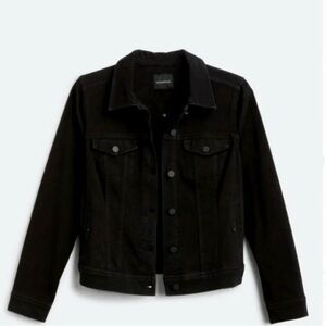 Liverpool Kolten Black Denim Jacket: Large